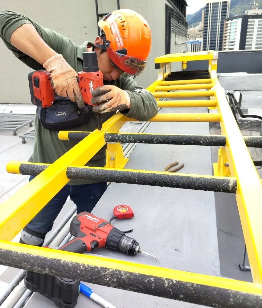 Inspección de escaleras