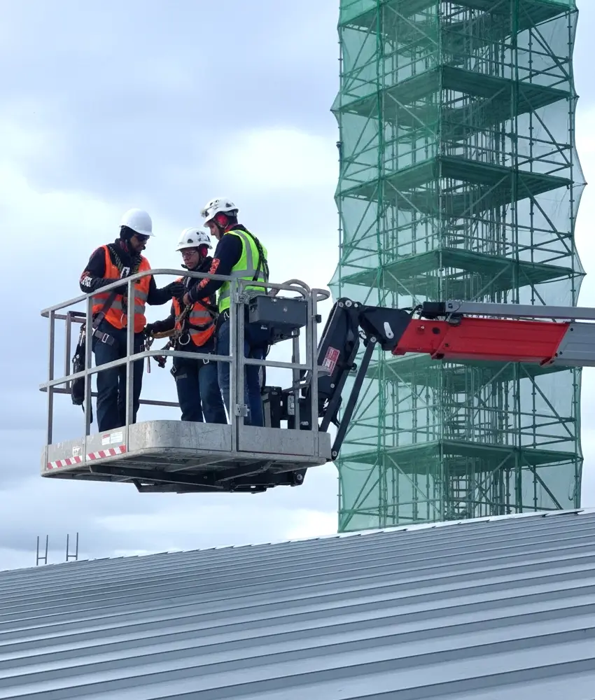 Inspección de elevadores de personal